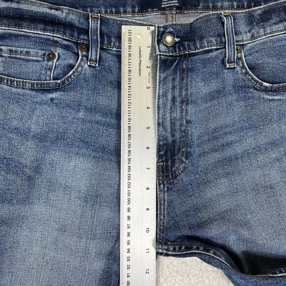 Hollister Jeans Men’s Size 34x30 (Actual 36x29) Blue Skinny Epic Flex - Picture 9 of 10